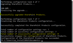 sp2016_cdb_upgrade_central_admin_components_powershell_upgrade_success